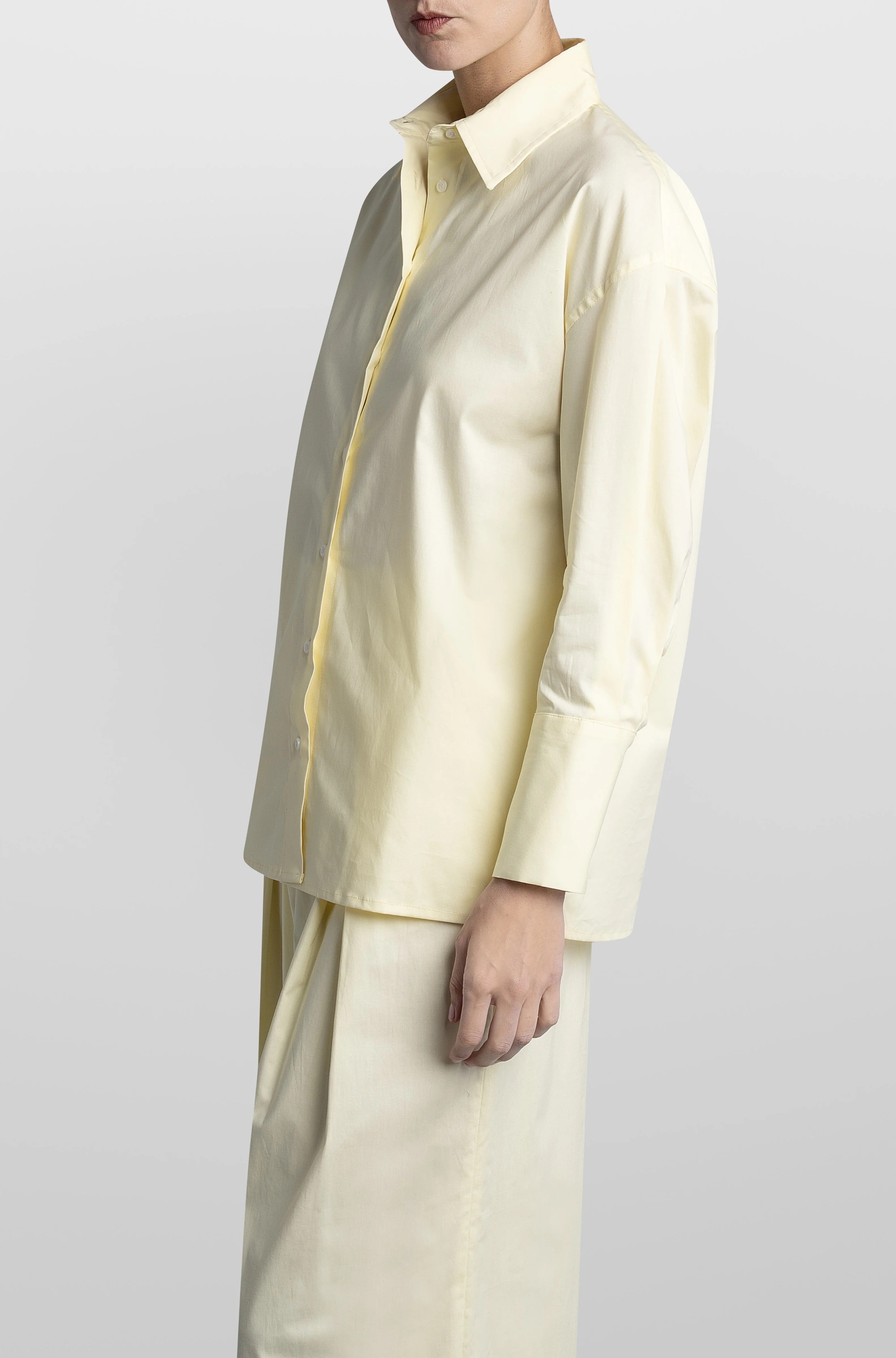 Poplin Livia Shirt Yellow