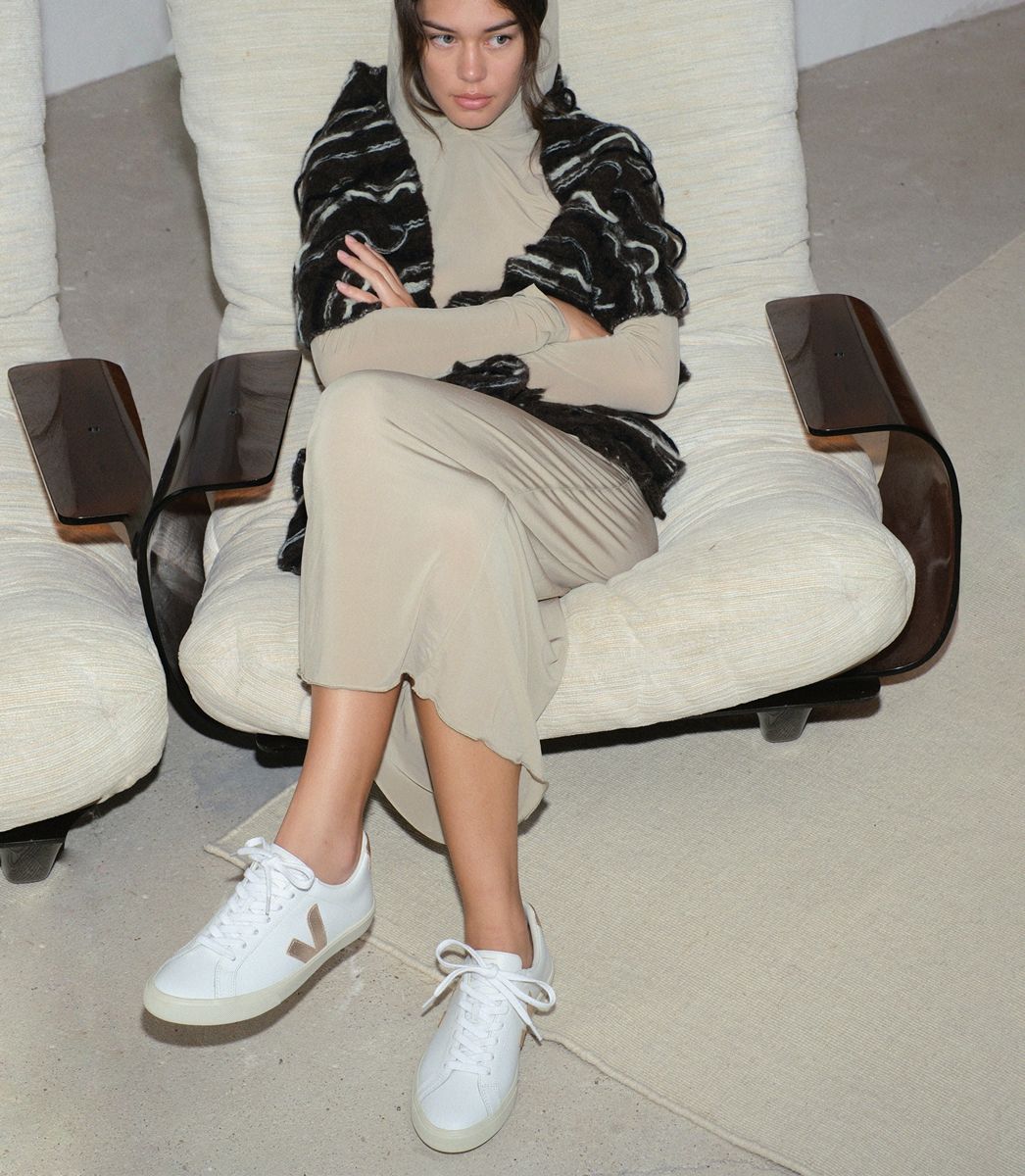 Zapatillas Veja Campo Chromefree Leather Mujer