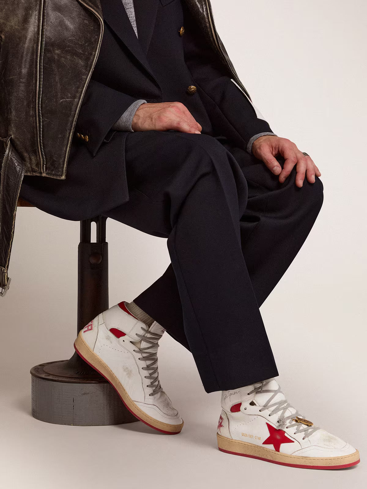 Zapatillas Golden Goose Sky Star Nappa Hombre