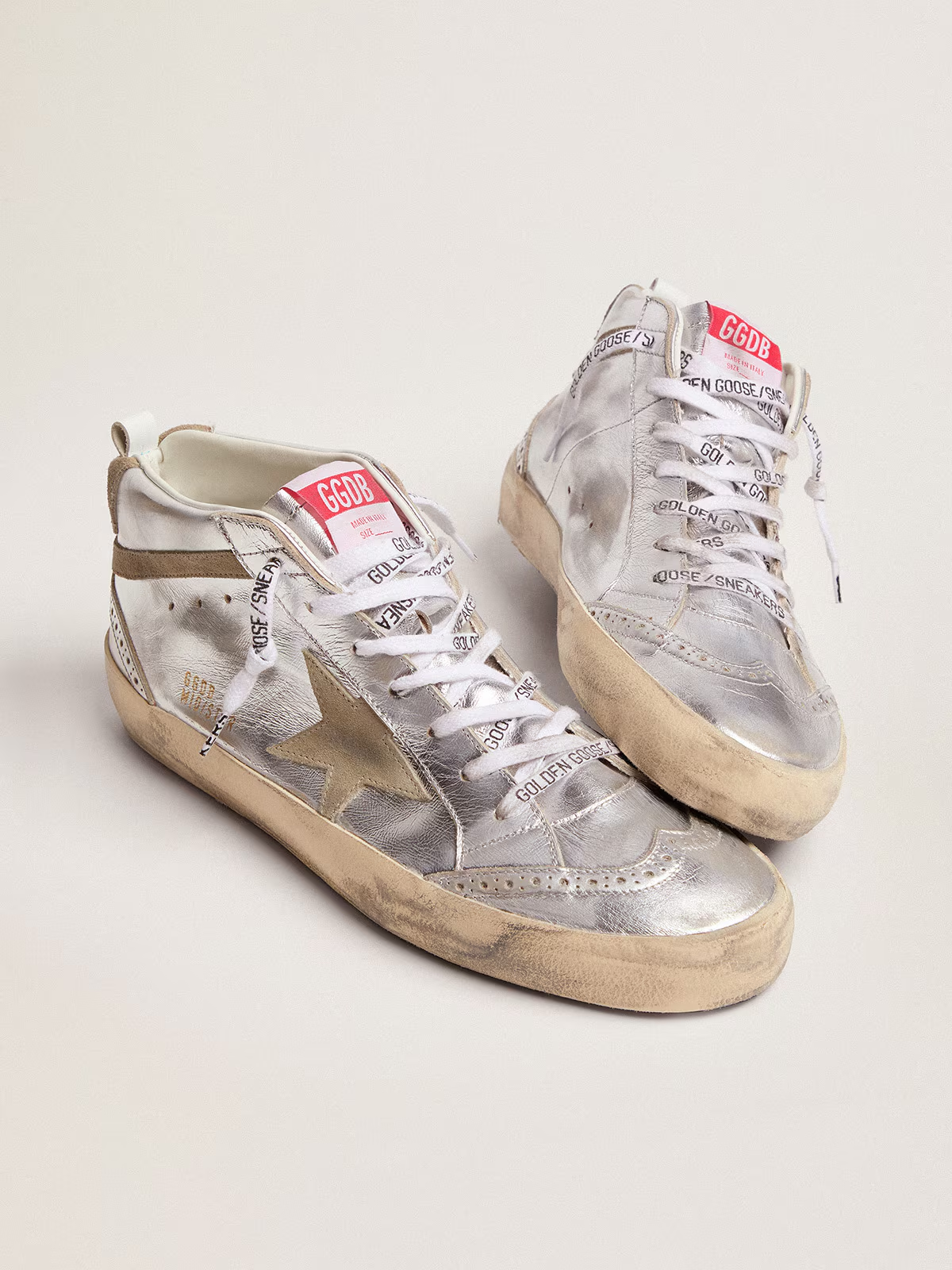 Zapatillas Golden Goose Mid Star Laminated Upper Mujer