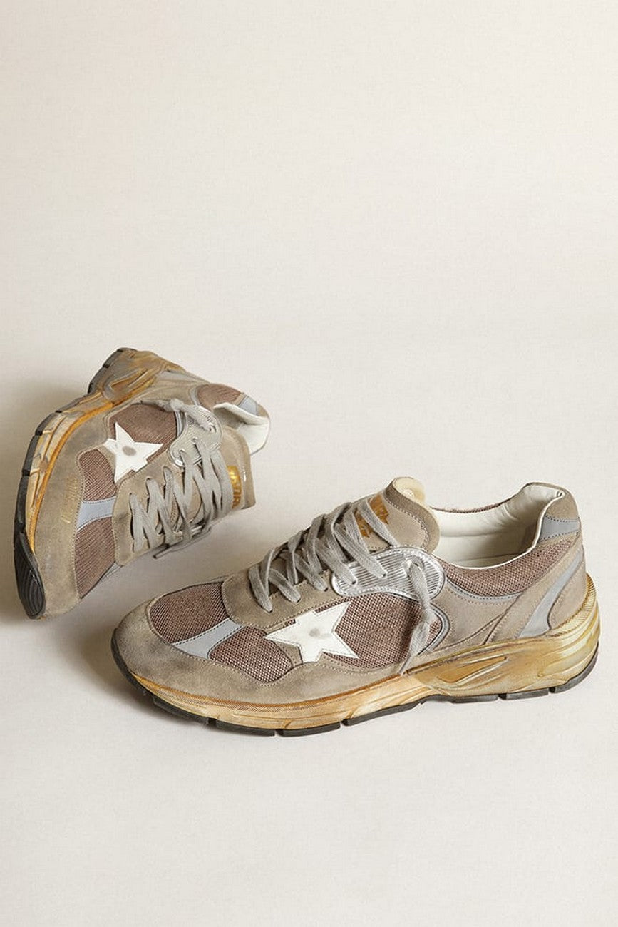 Zapatillas Golden Goose Dad Net And Suede Upper Leather Starnet hombre