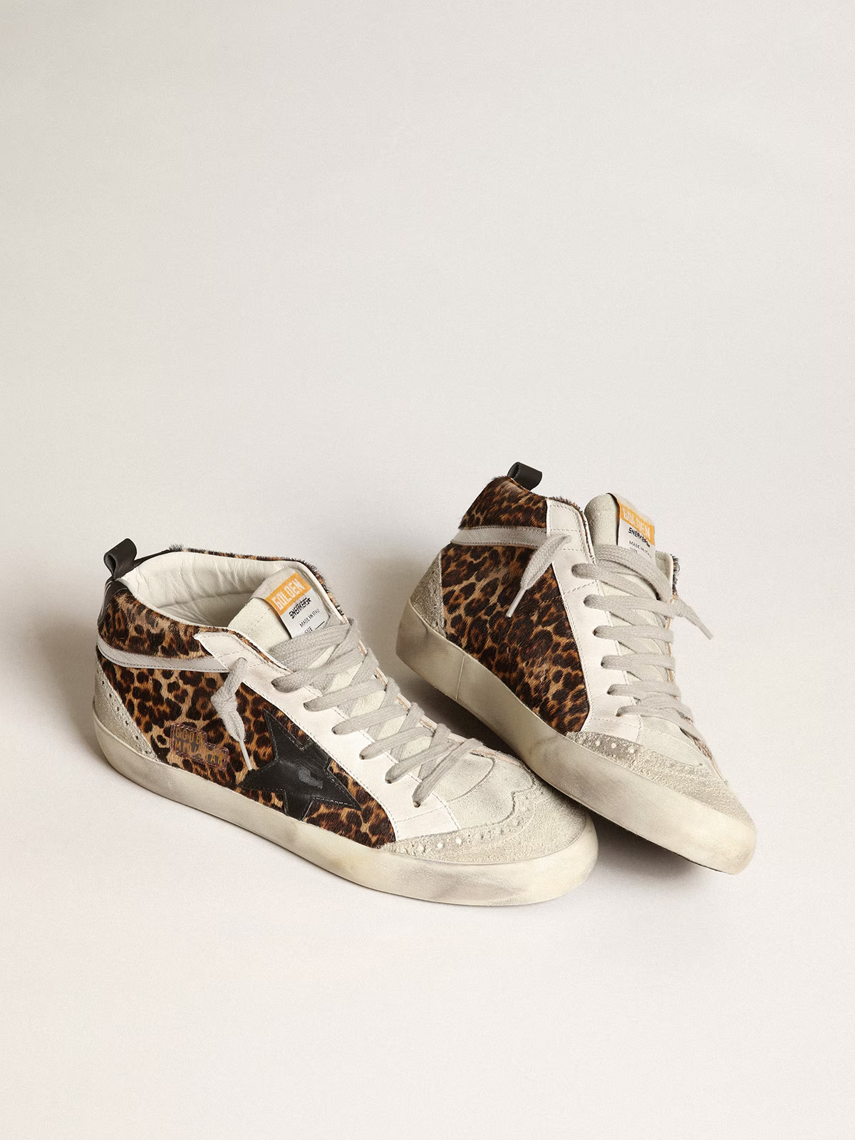 Zapatillas Golden Goose Mid Star Leopard Mujer