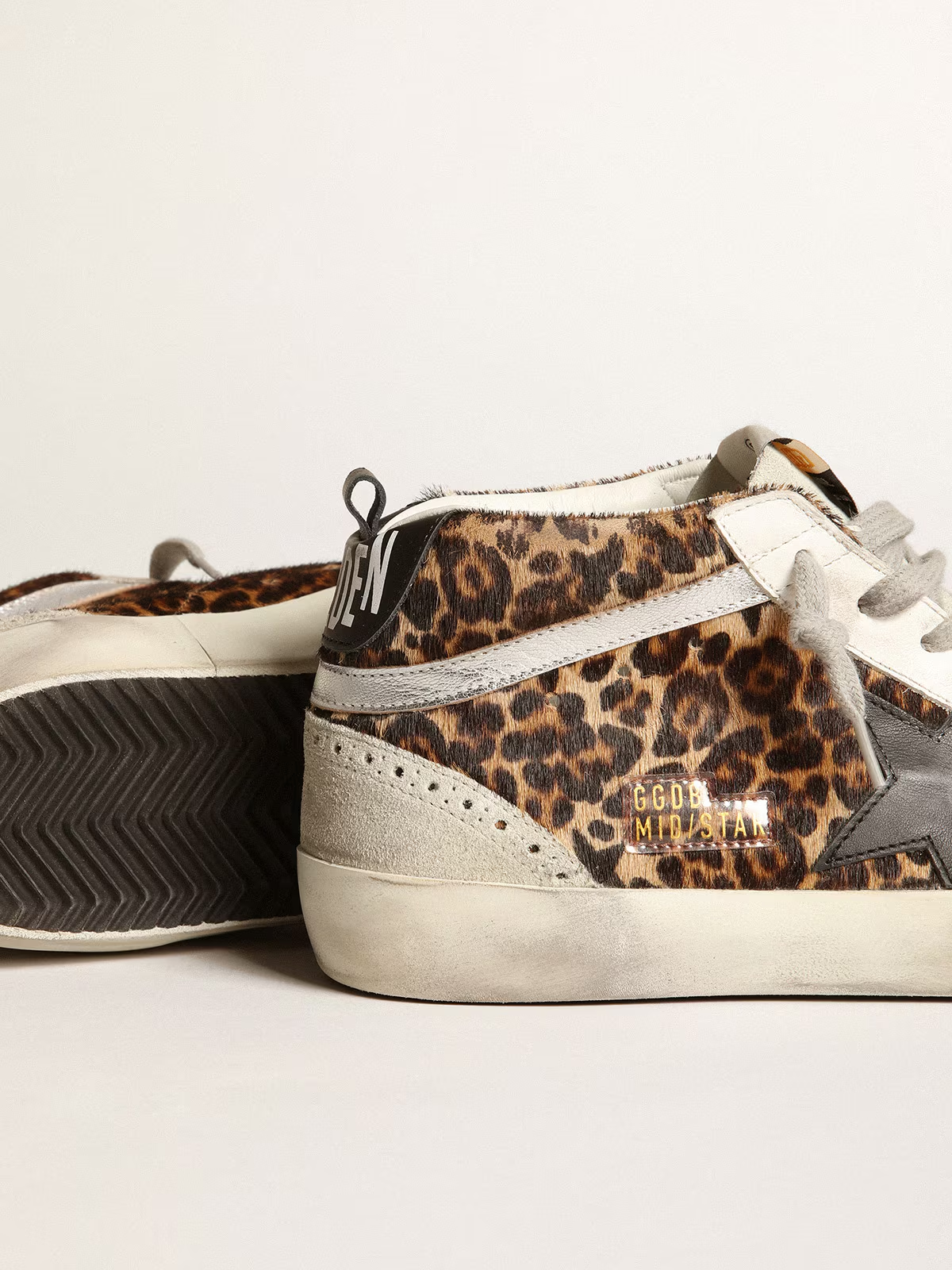 Zapatillas Golden Goose Mid Star Leopard Mujer