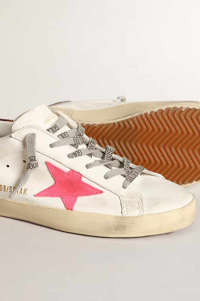 Zapatillas Golden Goose super-Star Nappa Upper Zebra Horsy Heel Mujer