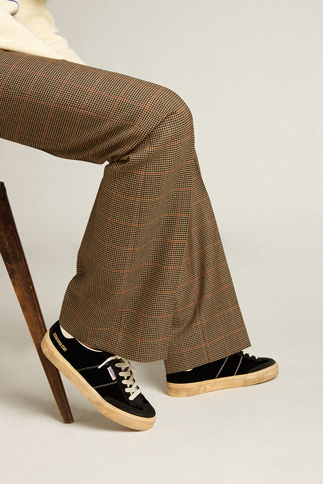 Zapatillas Golden Goose Mid Star 2Q Leath Net Star Lamn Suede Wave Mujer