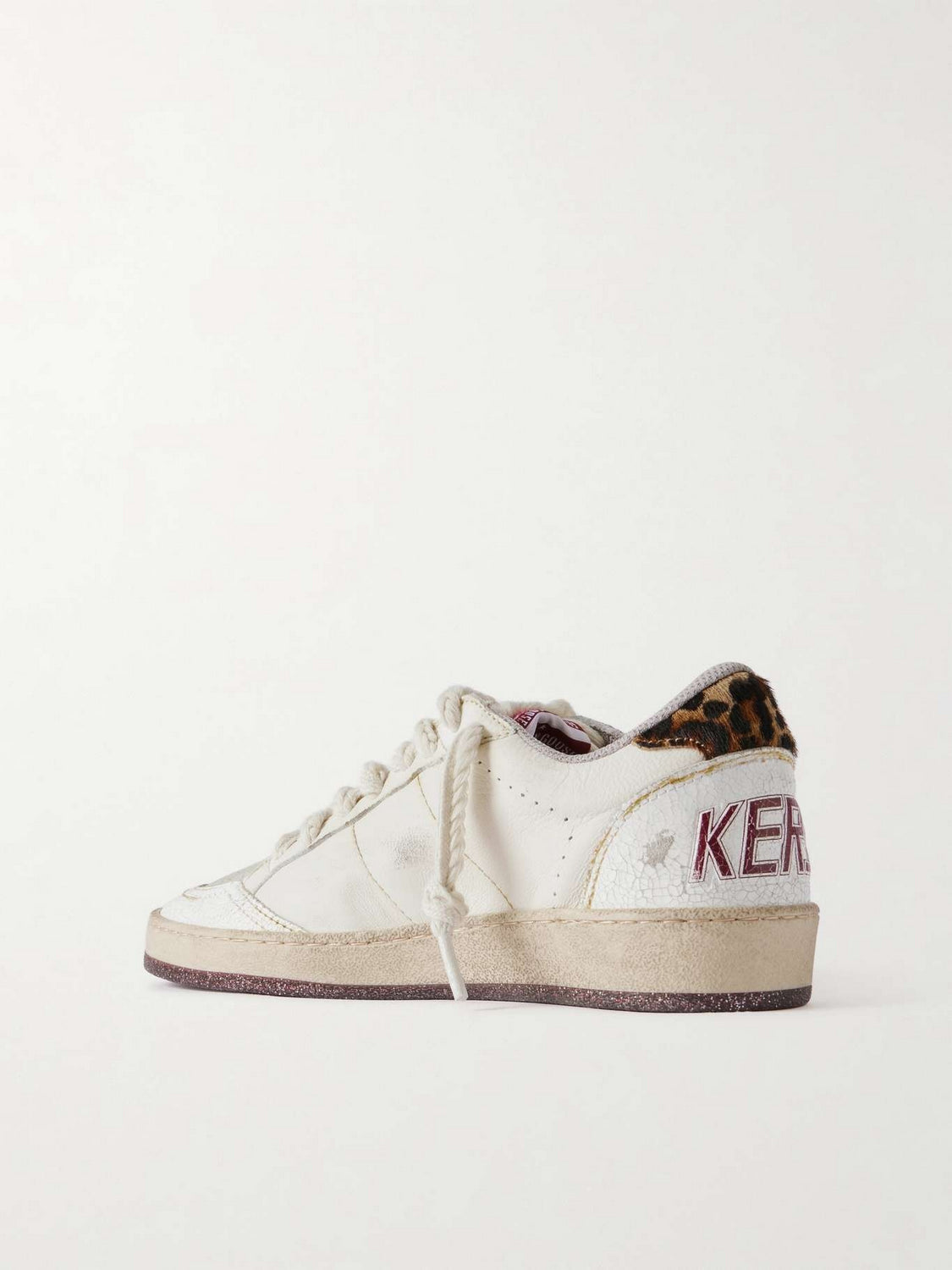 Zapatillas Golden Goose Ballstar Nappa Leo Horsy Star Crack Leath Mujer
