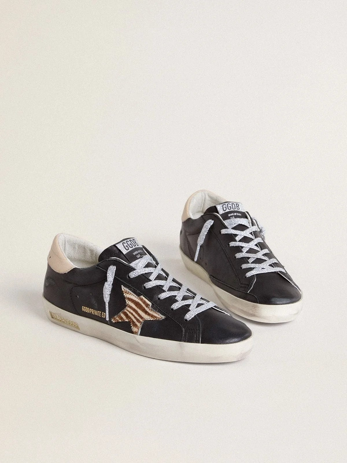 Zapatilla Golden Goose Super Star Zebra Horsy Mujer