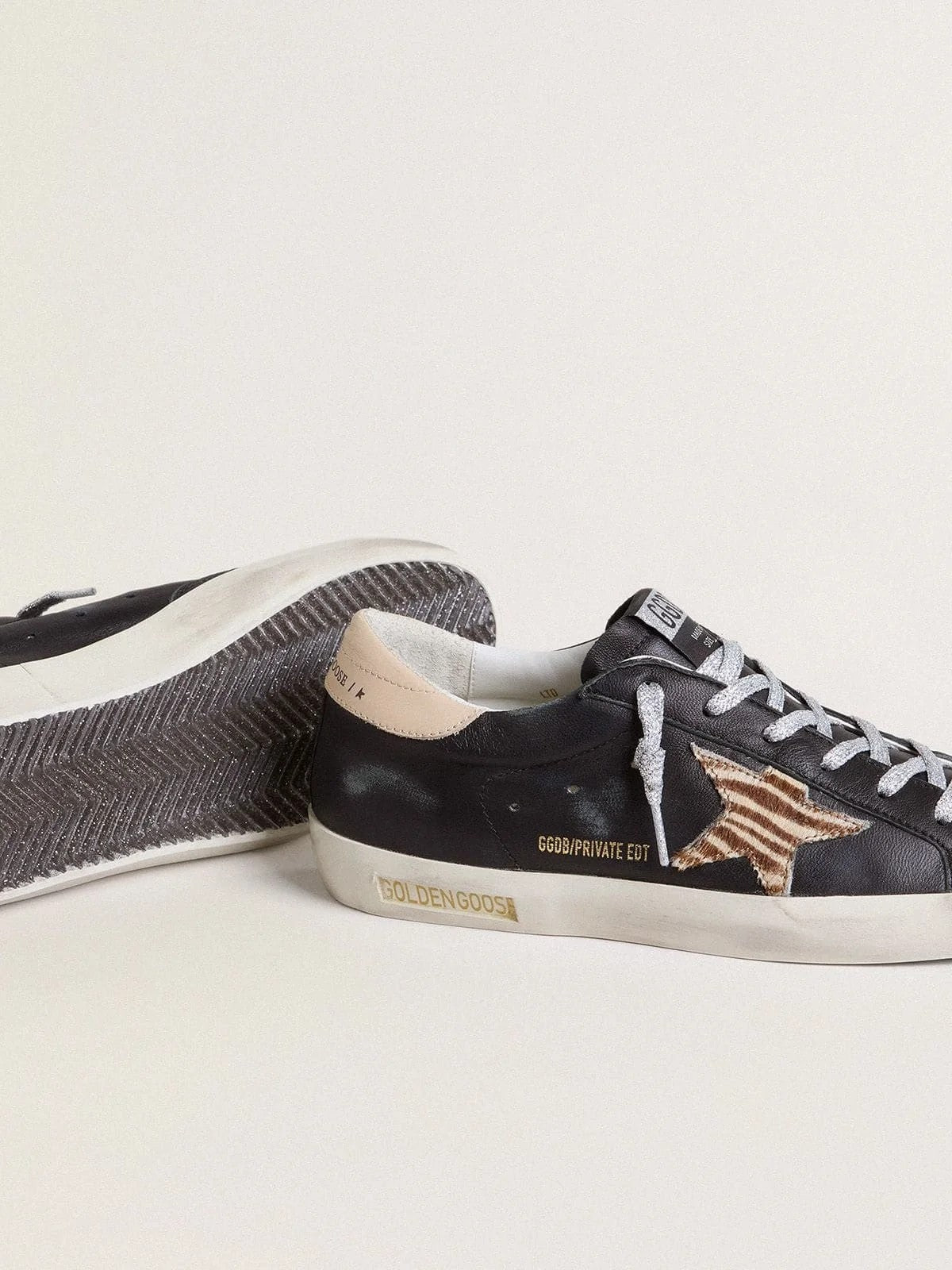 Zapatilla Golden Goose Super Star Zebra Horsy Mujer