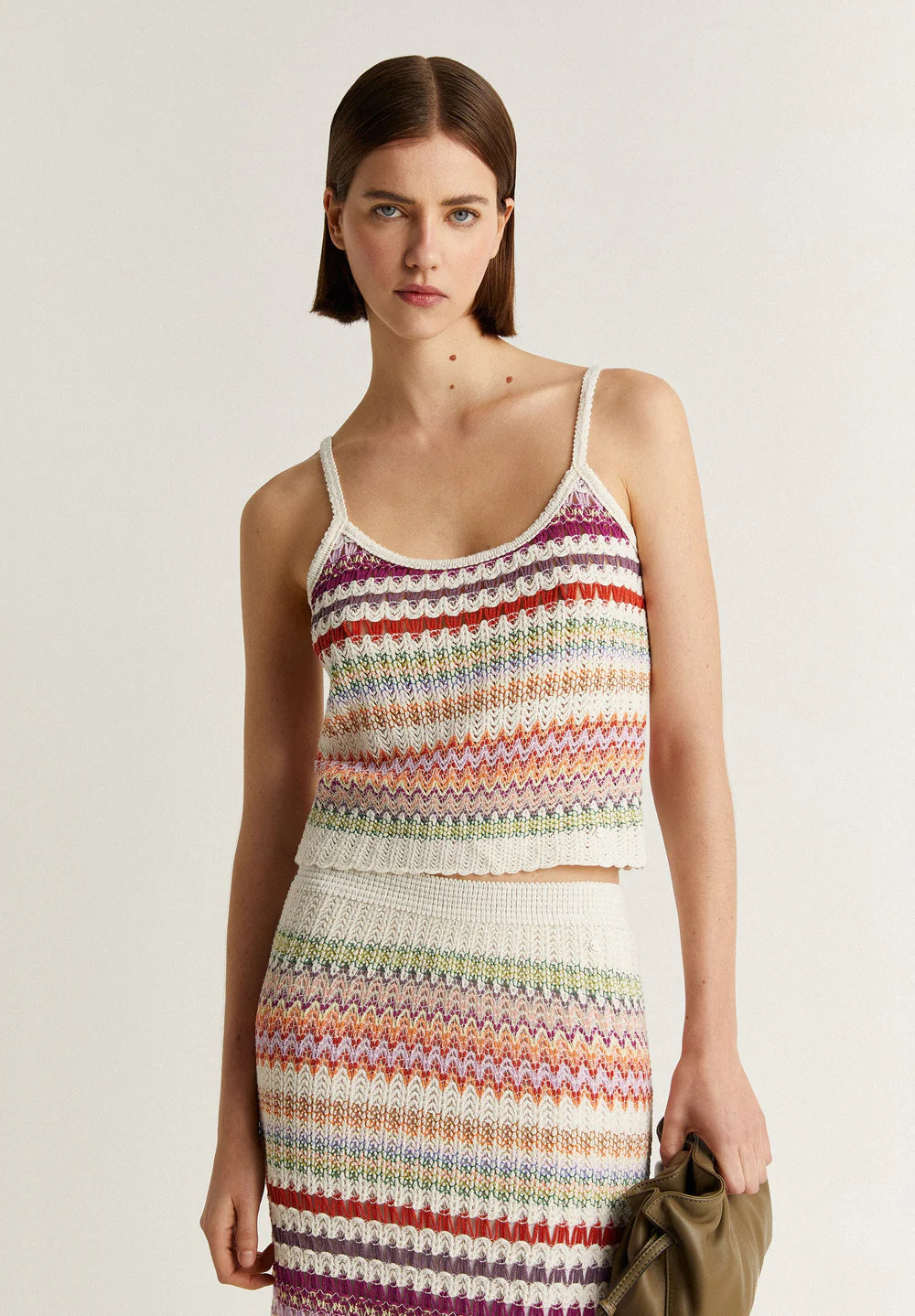 Top Crochet Multicolor