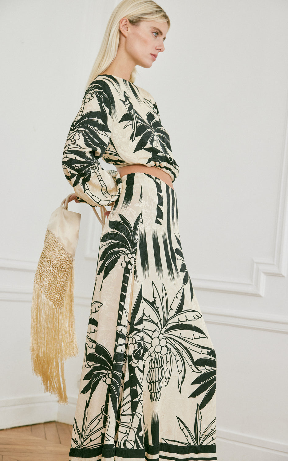 Crop Top Desert Palms Tropicana