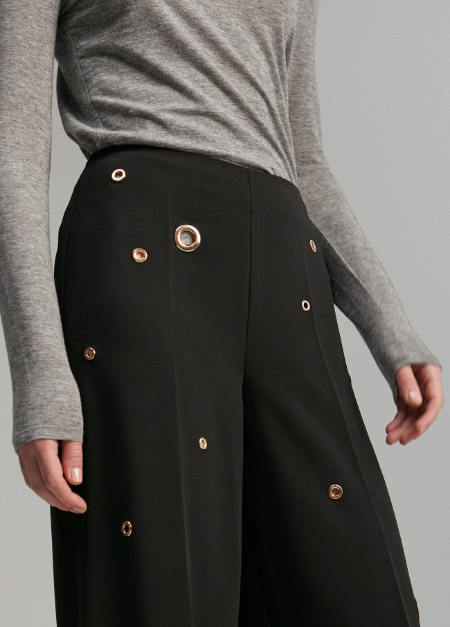 Pantalón Con Eyelets Detail