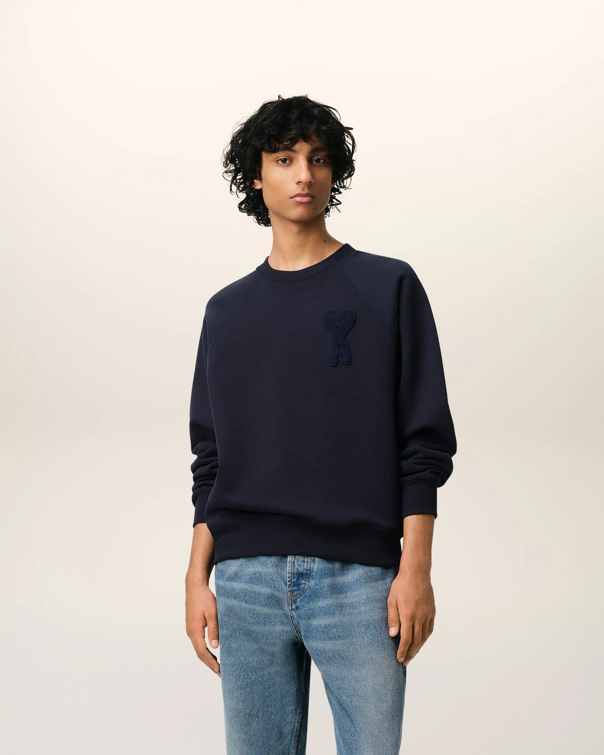 Sweatshirt With Ami De Coeur Patch