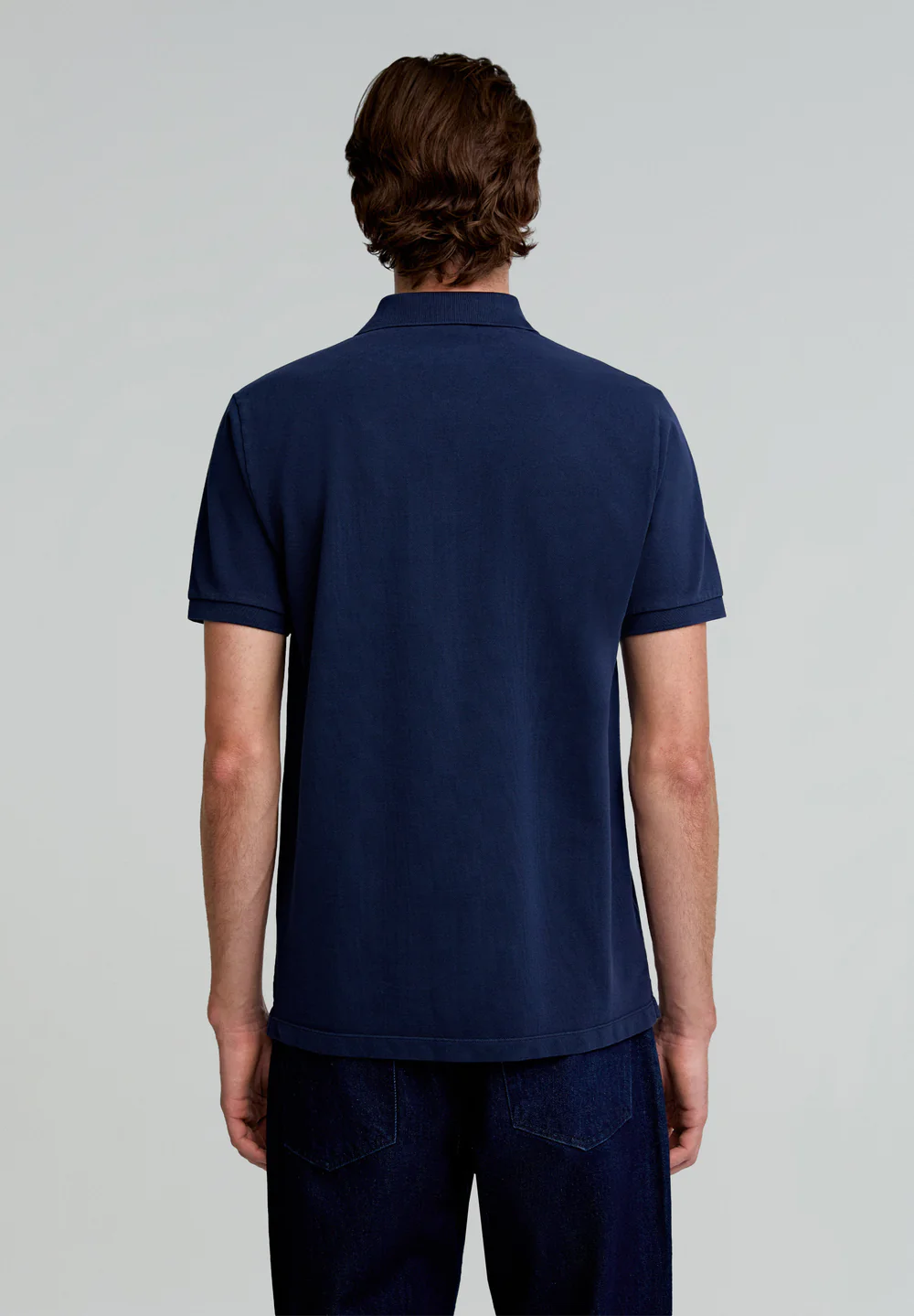 Camiseta Polo Básico Calavera Contraste