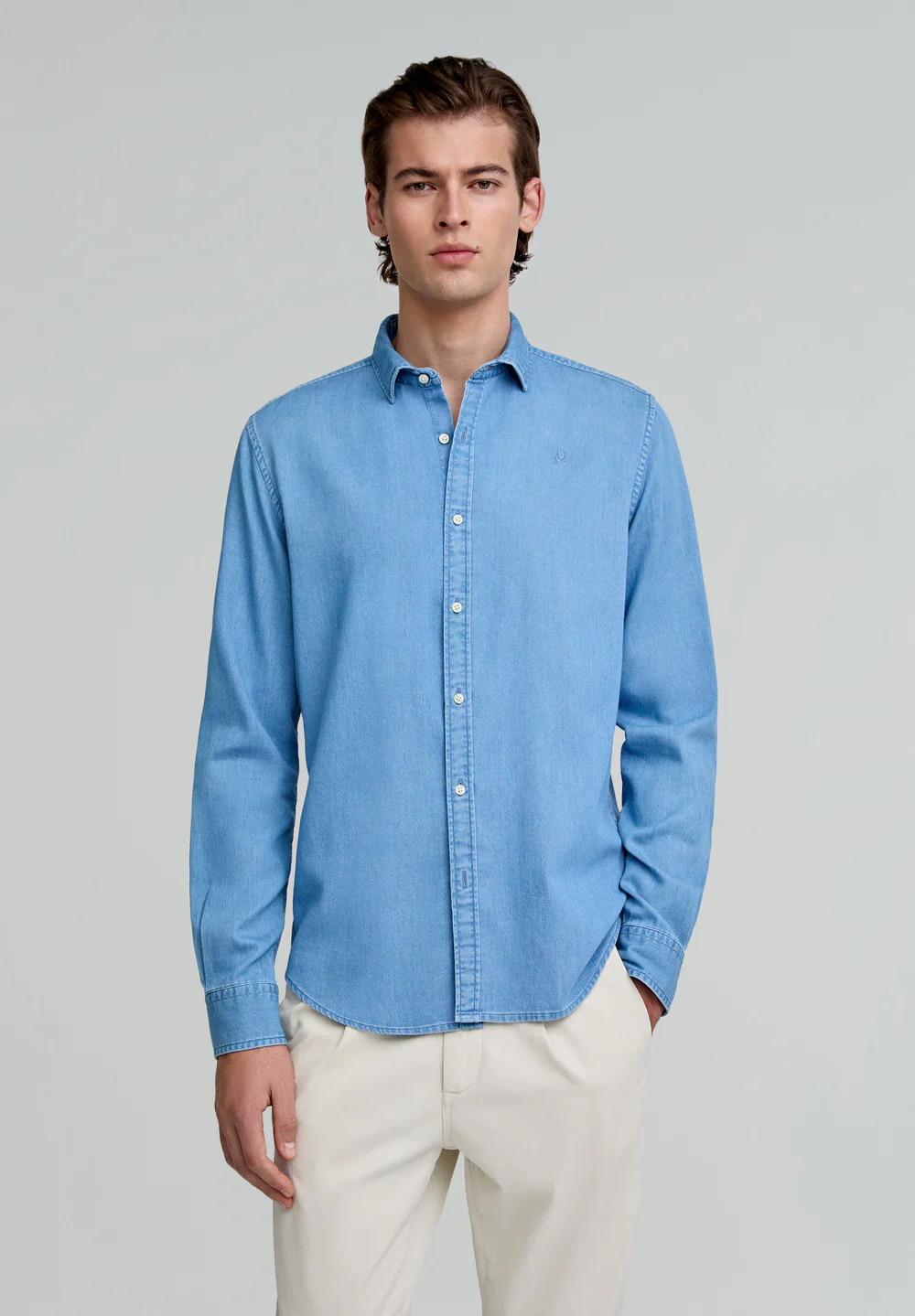 Camisa Denim Básica