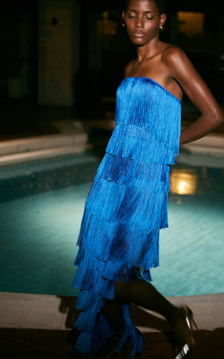 Midi Vestido Lili Fringe