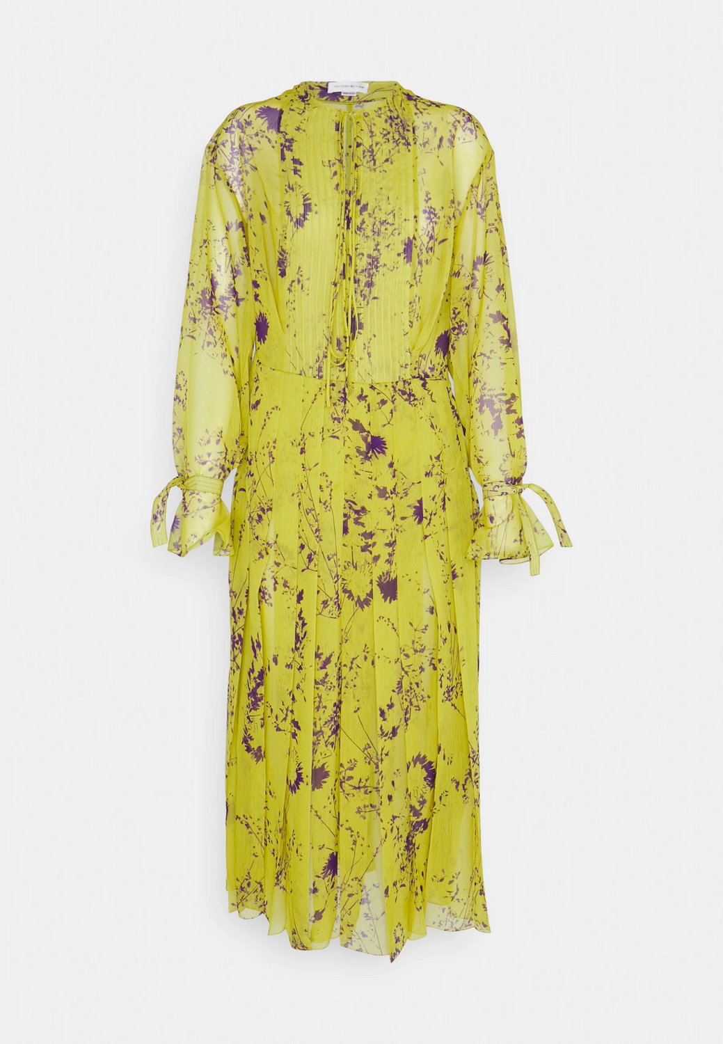 Midi Vestido Plisado