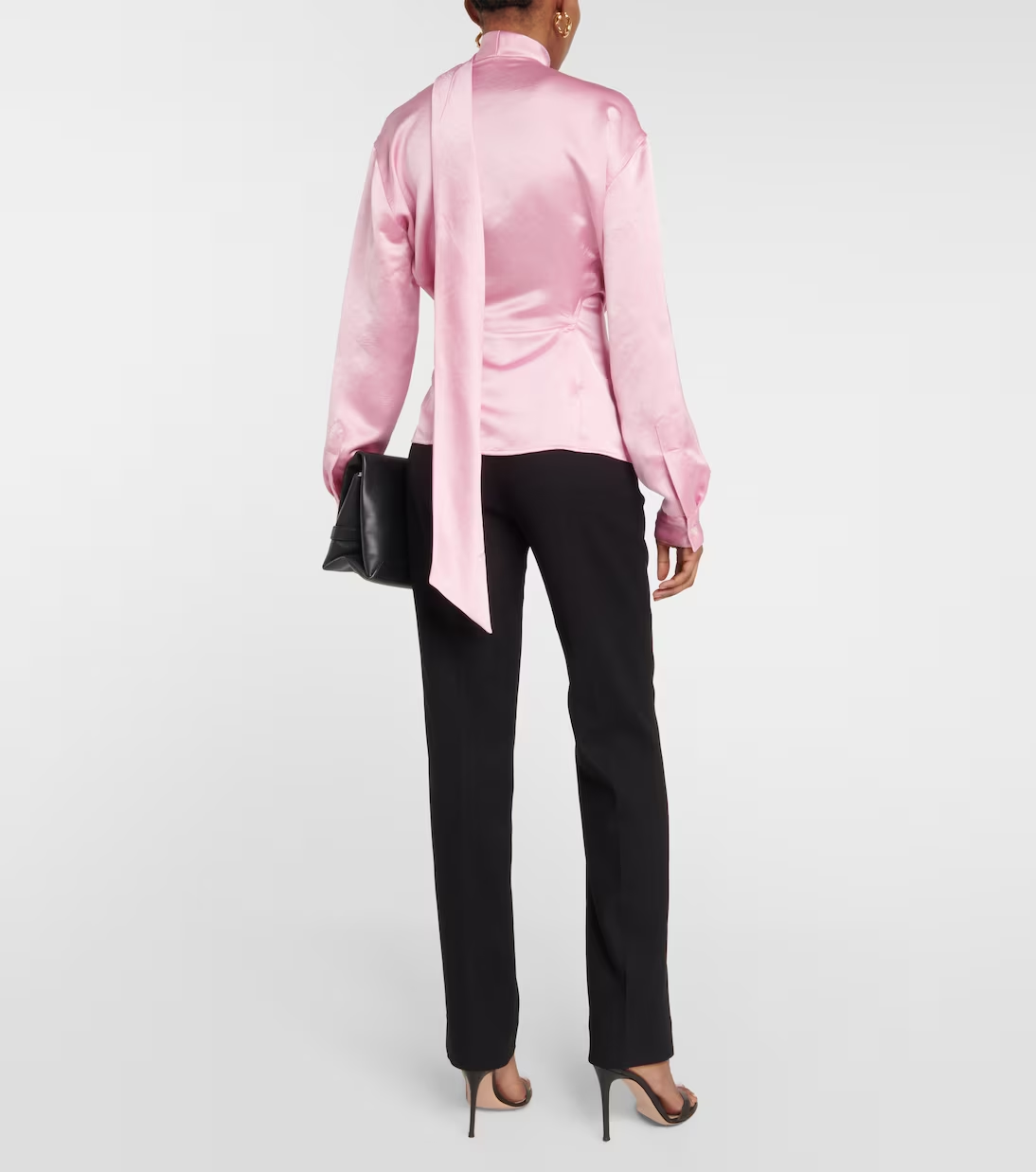 Camisa Scarf Neck