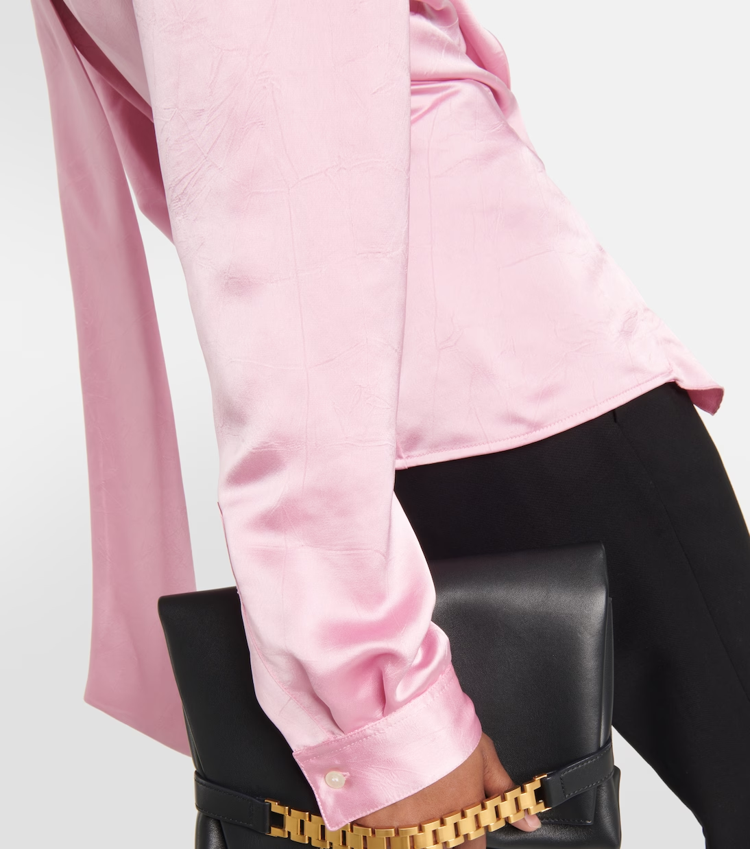 Camisa Scarf Neck