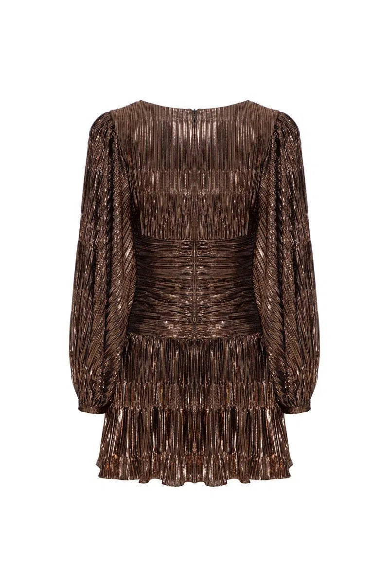 Mini Vestido Lurex Dixie