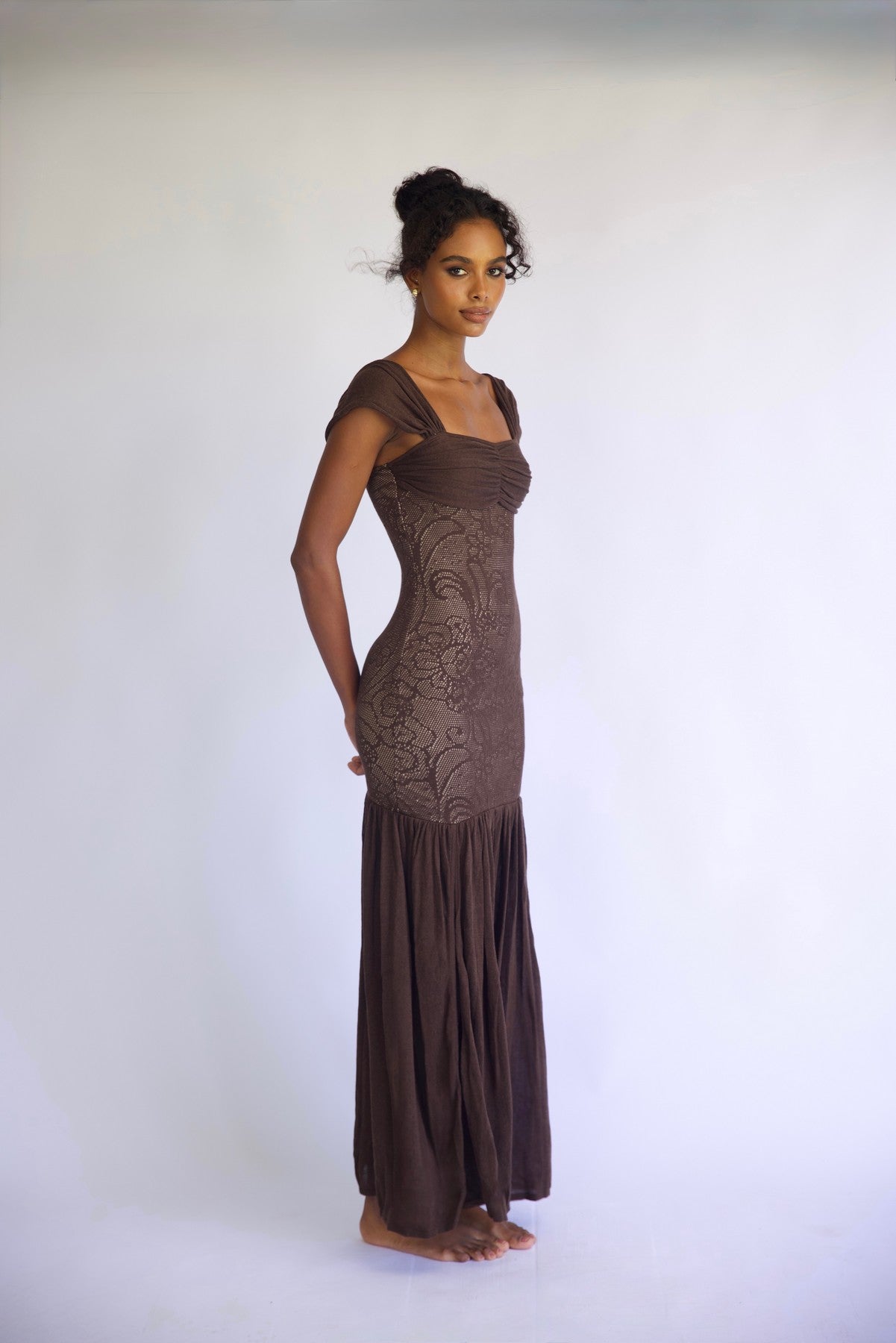 Maxi Vestido Areia