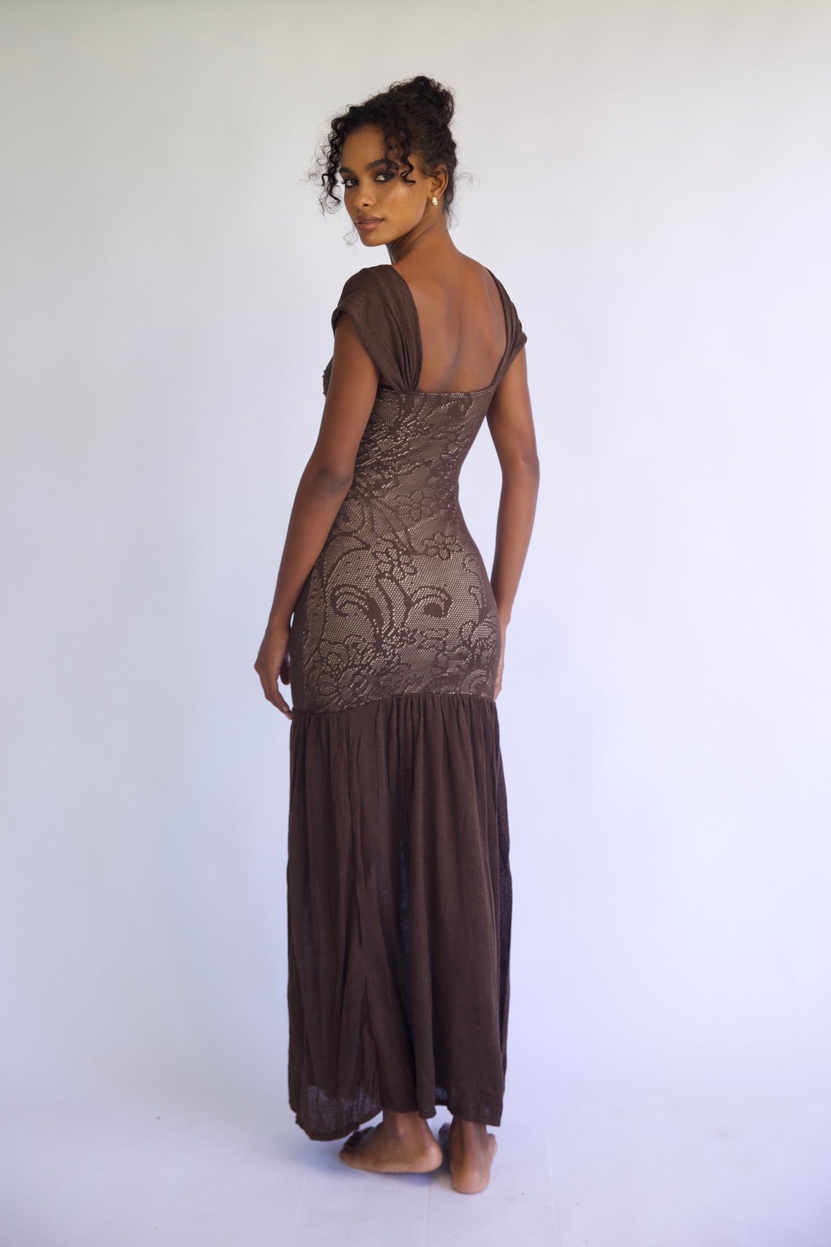 Maxi Vestido Areia