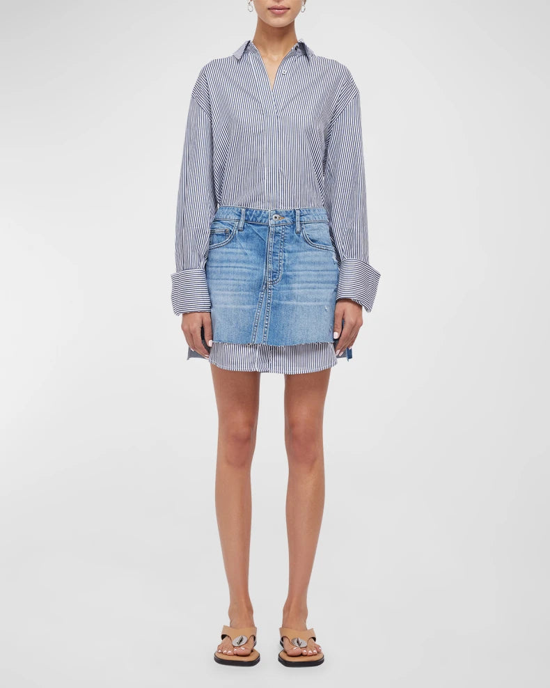 Mini Vestido Eastyn Denim