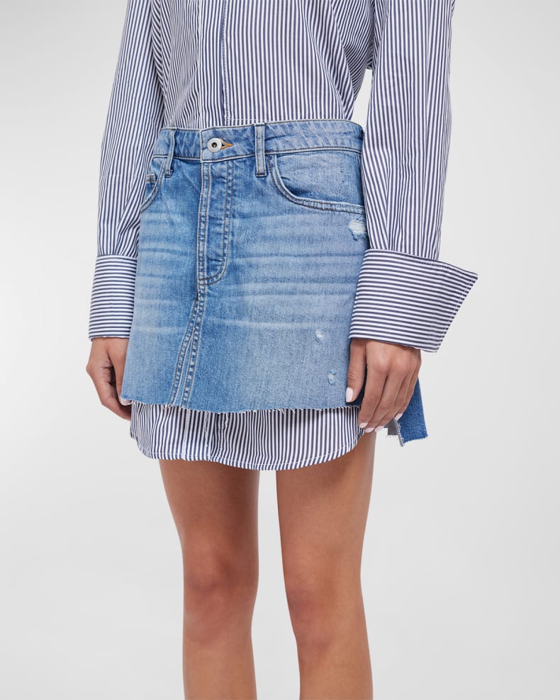 Mini Vestido Eastyn Denim