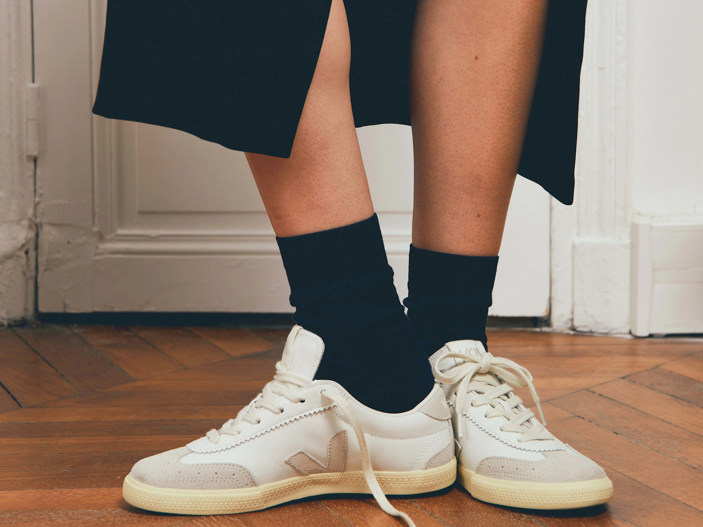 Zapatilla Veja de Hombre Volea De Cuero