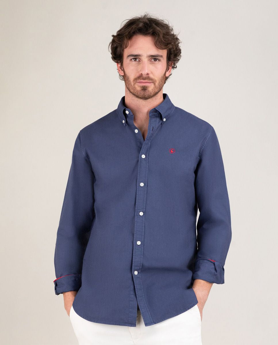 Camisa Algodon Garment Dyed