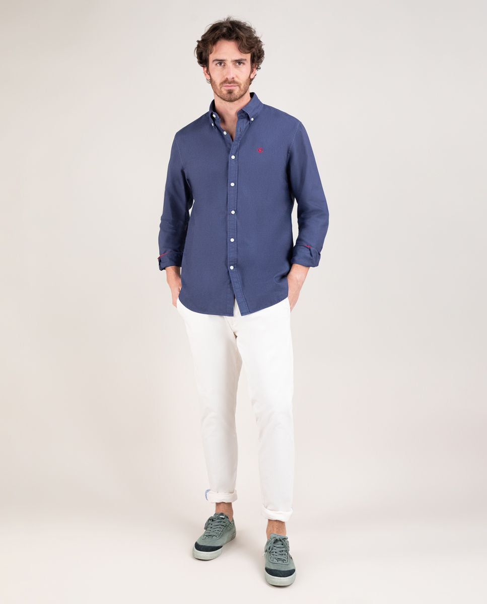 Camisa Algodon Garment Dyed