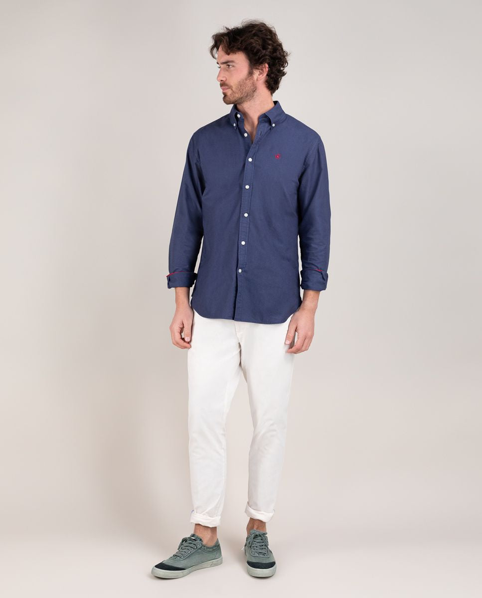 Camisa Algodon Garment Dyed