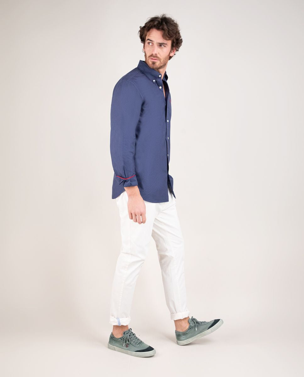 Camisa Algodon Garment Dyed