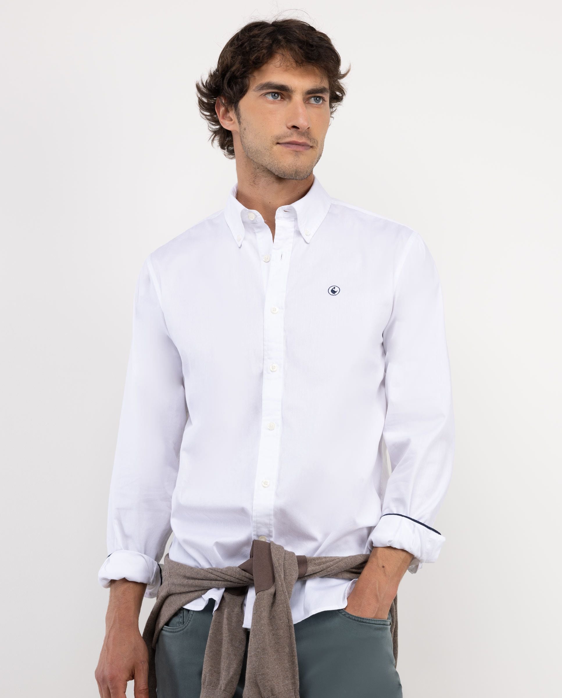 Camisa Algodon Garment Dyed