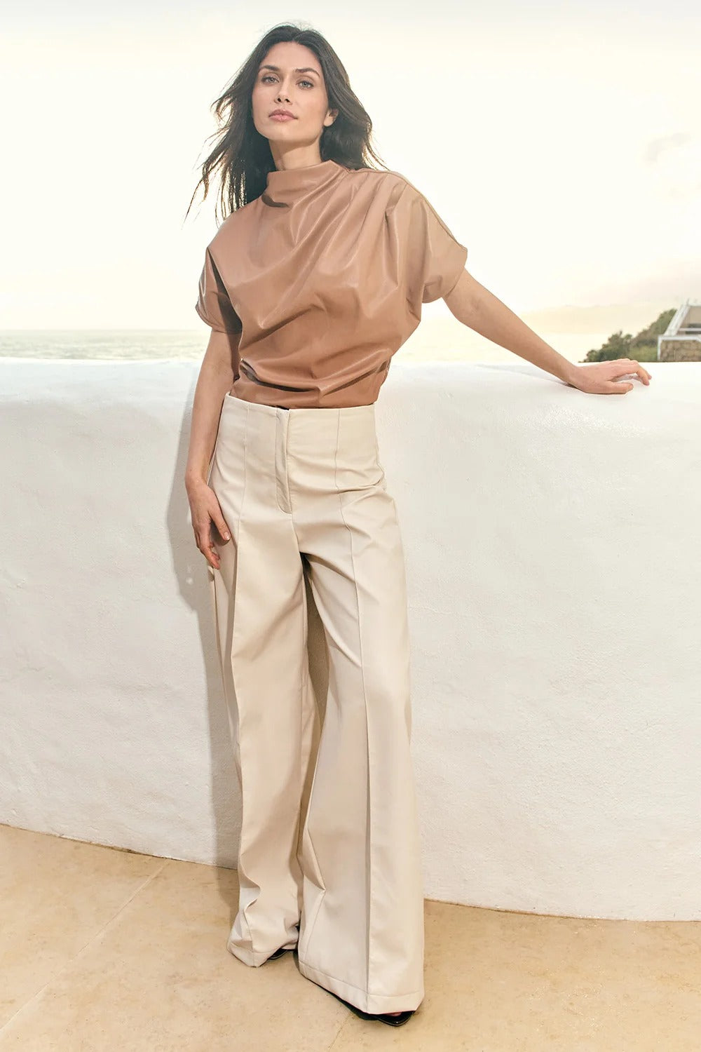 Pantalón New Paulette Cuerina