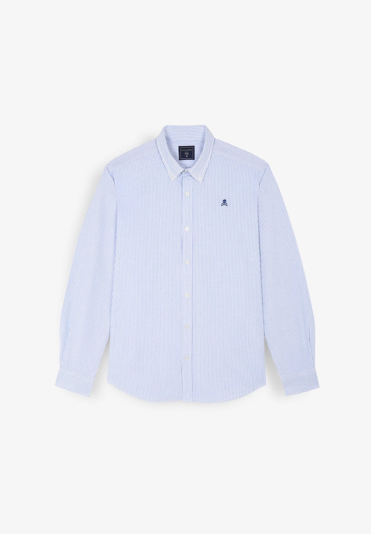 Camisa Oxford De Rayas Calavera