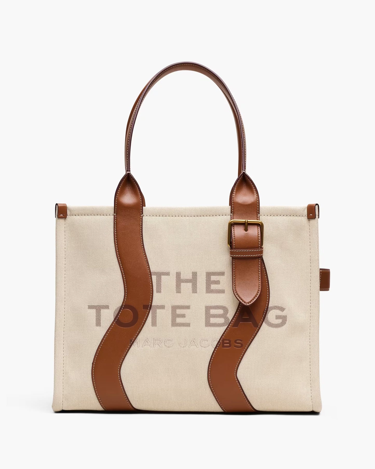 The Wavy Canvas Large Tote Bag