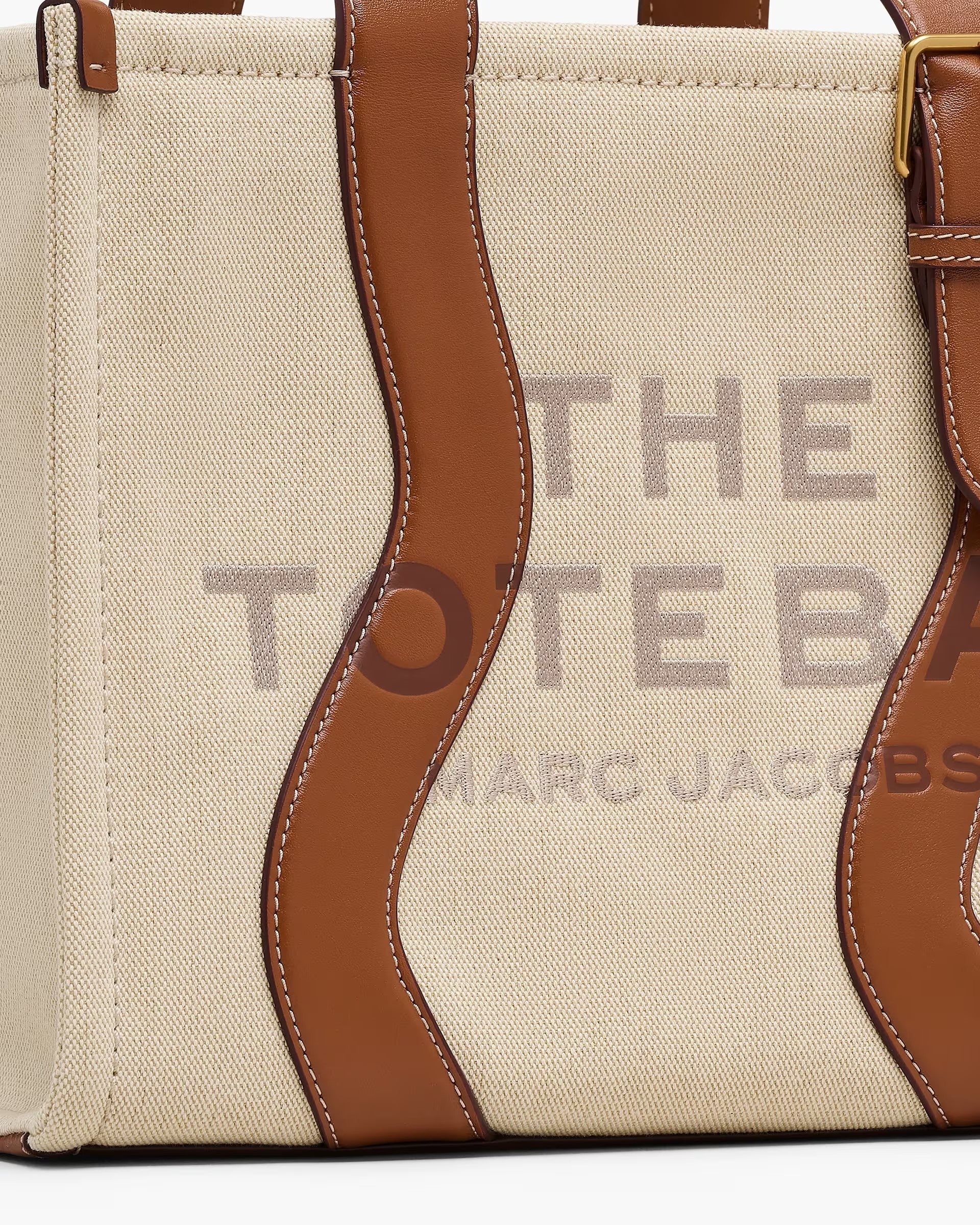 Medium Tote Bag In Wavy Canvas