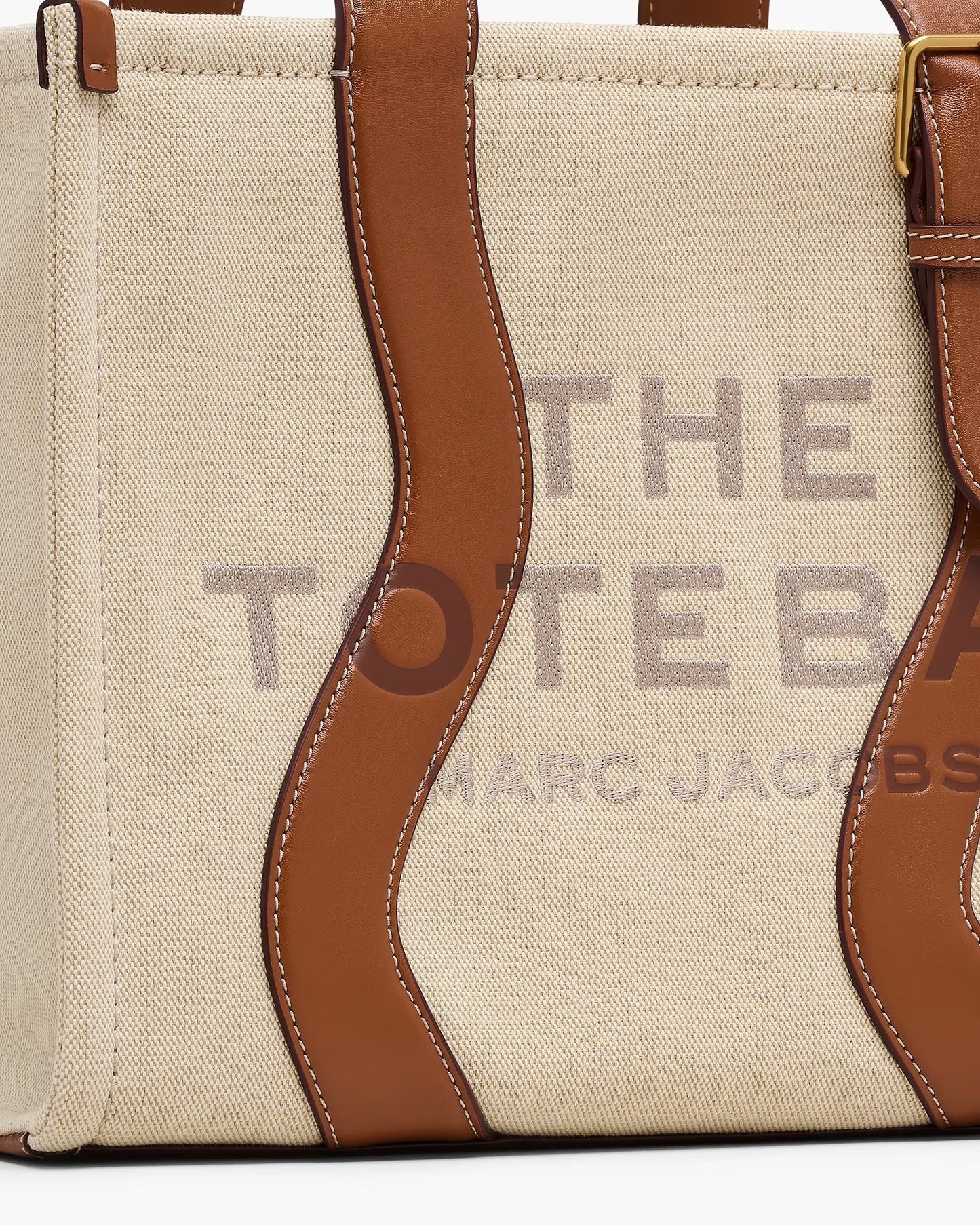 Medium Tote Bag In Wavy Canvas