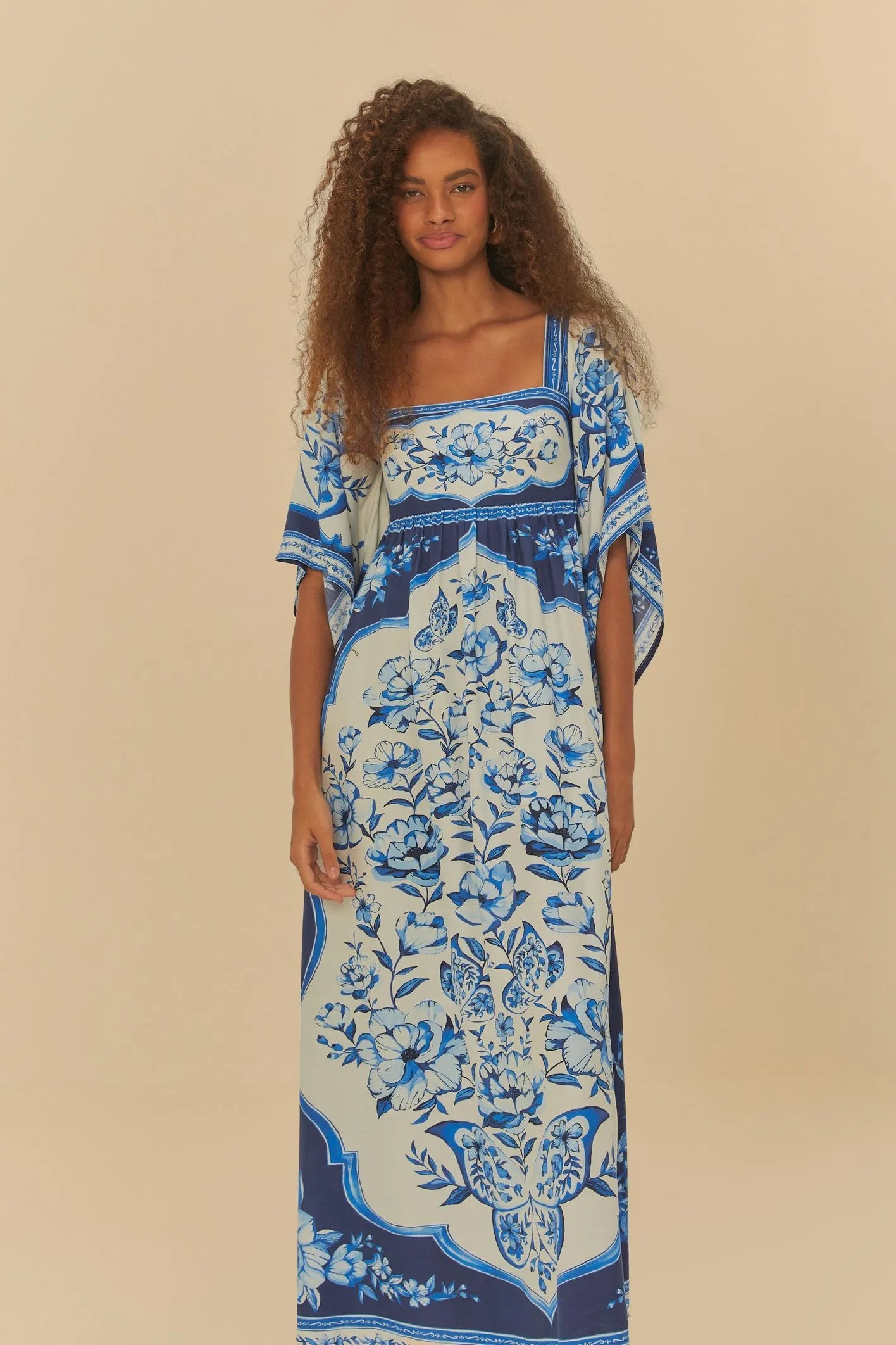 Vestido Cropped Jardim De Porcelana