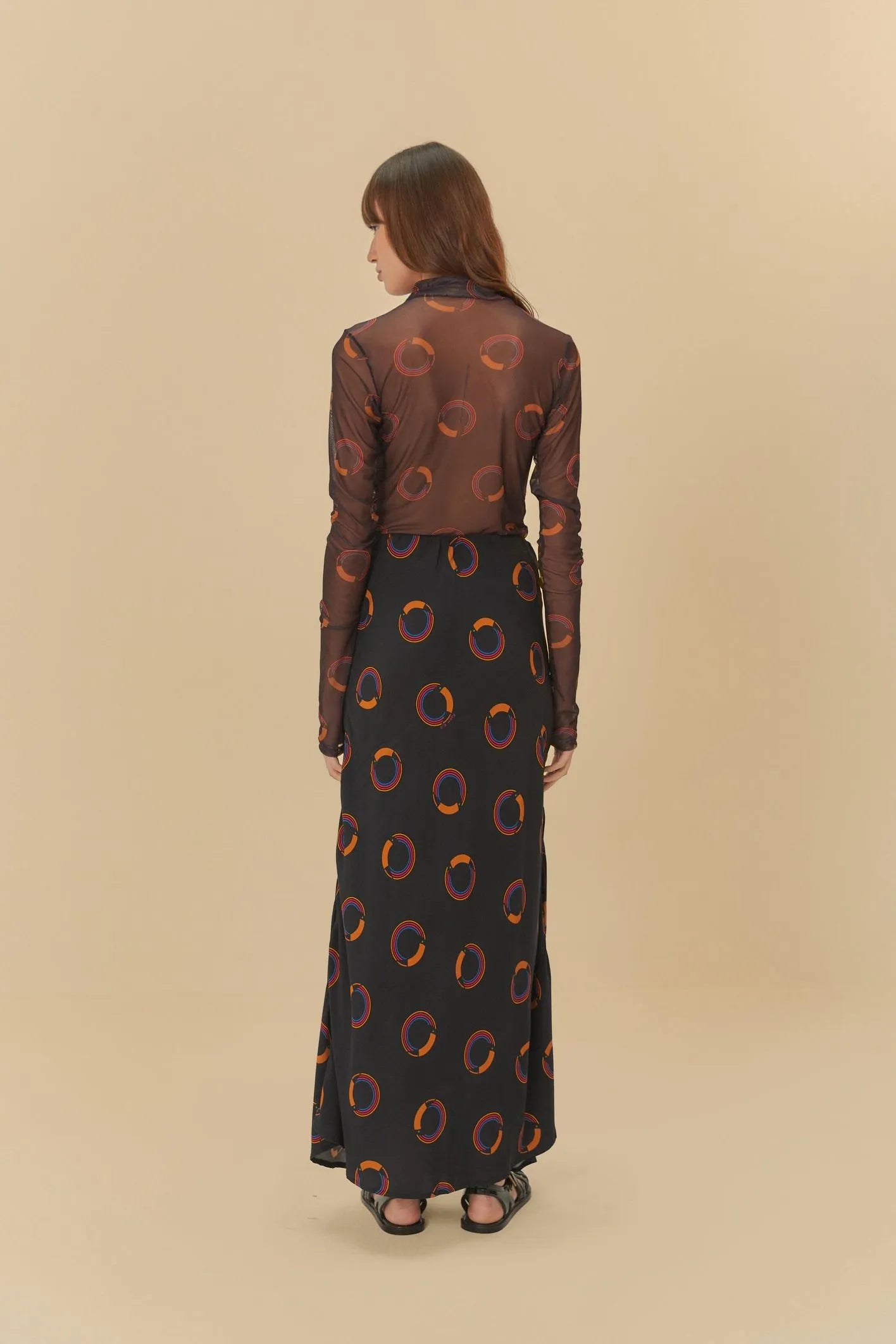 Vestido Con Falda Tuca Poa