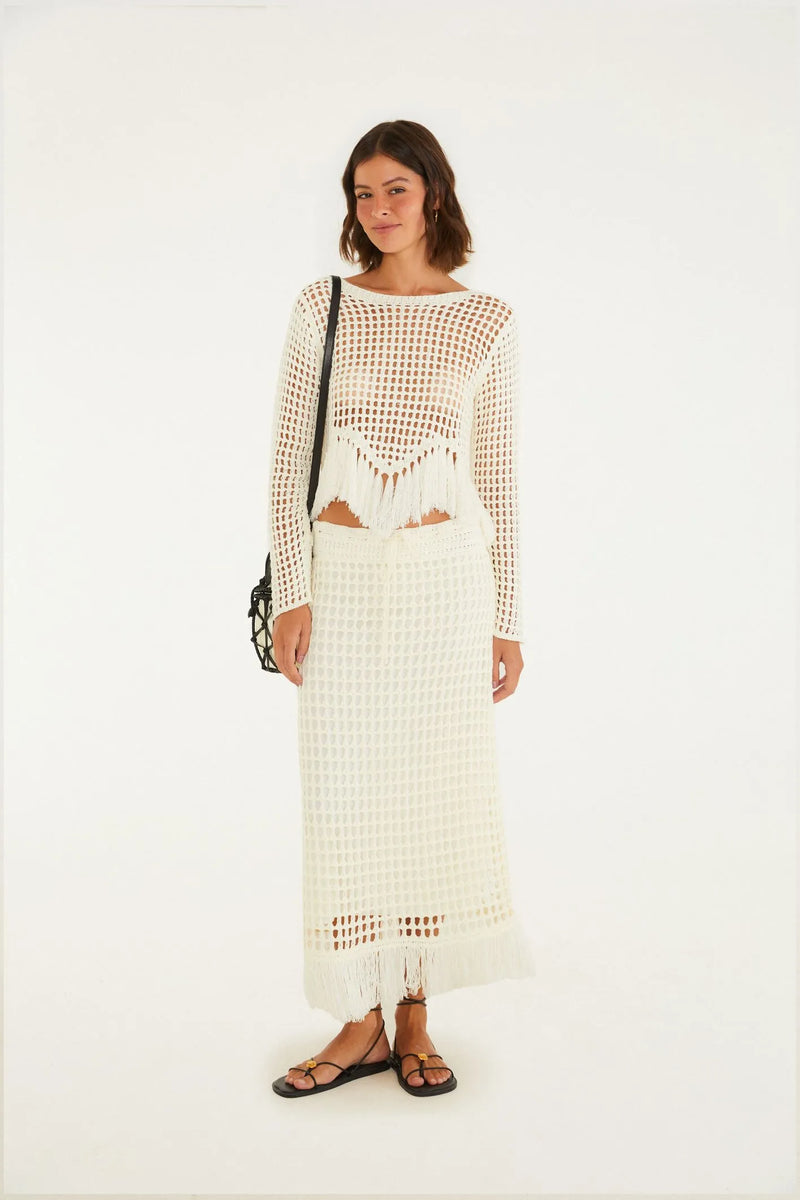 Midi Falda Tricot