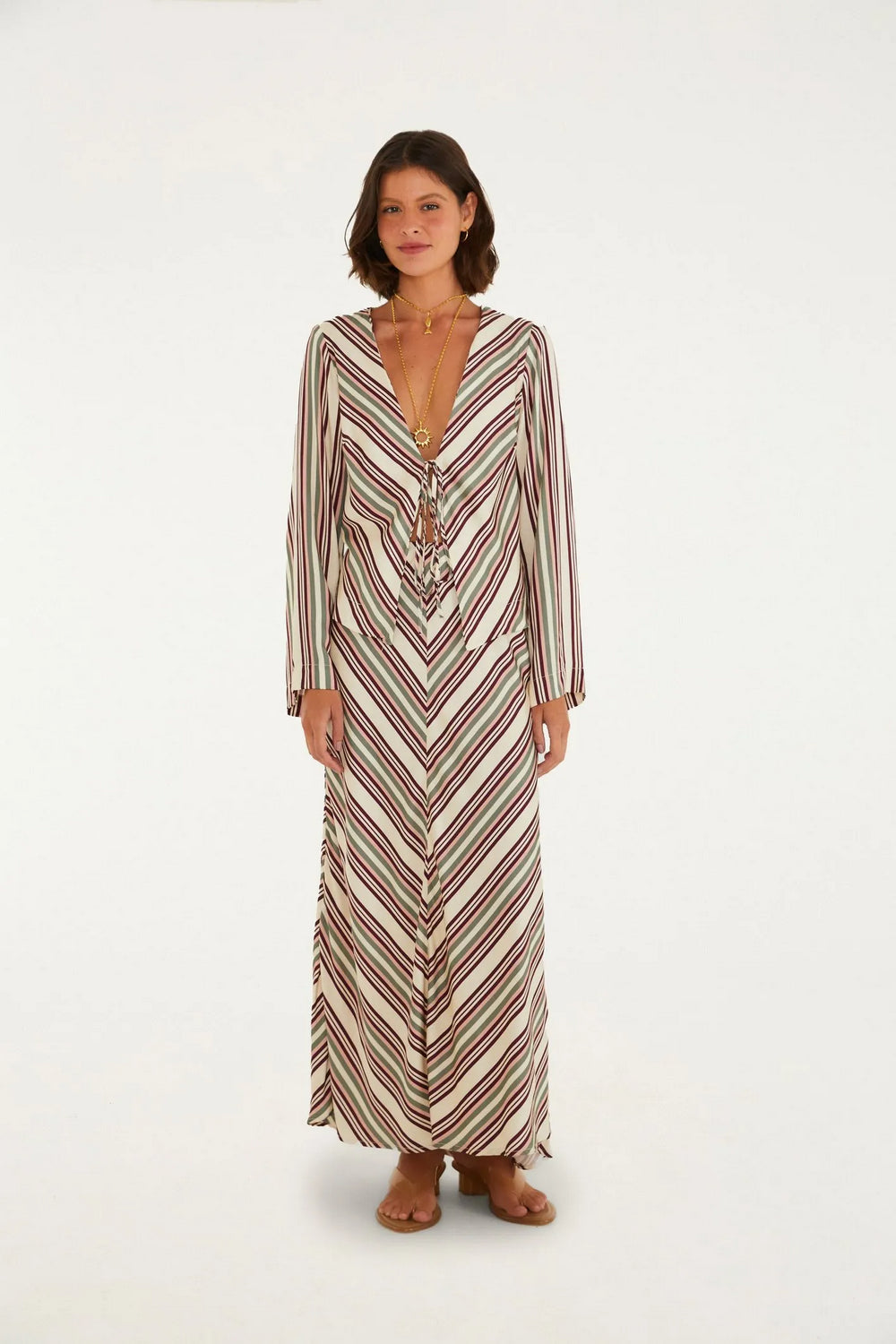 Maxi Falda Listra Licor