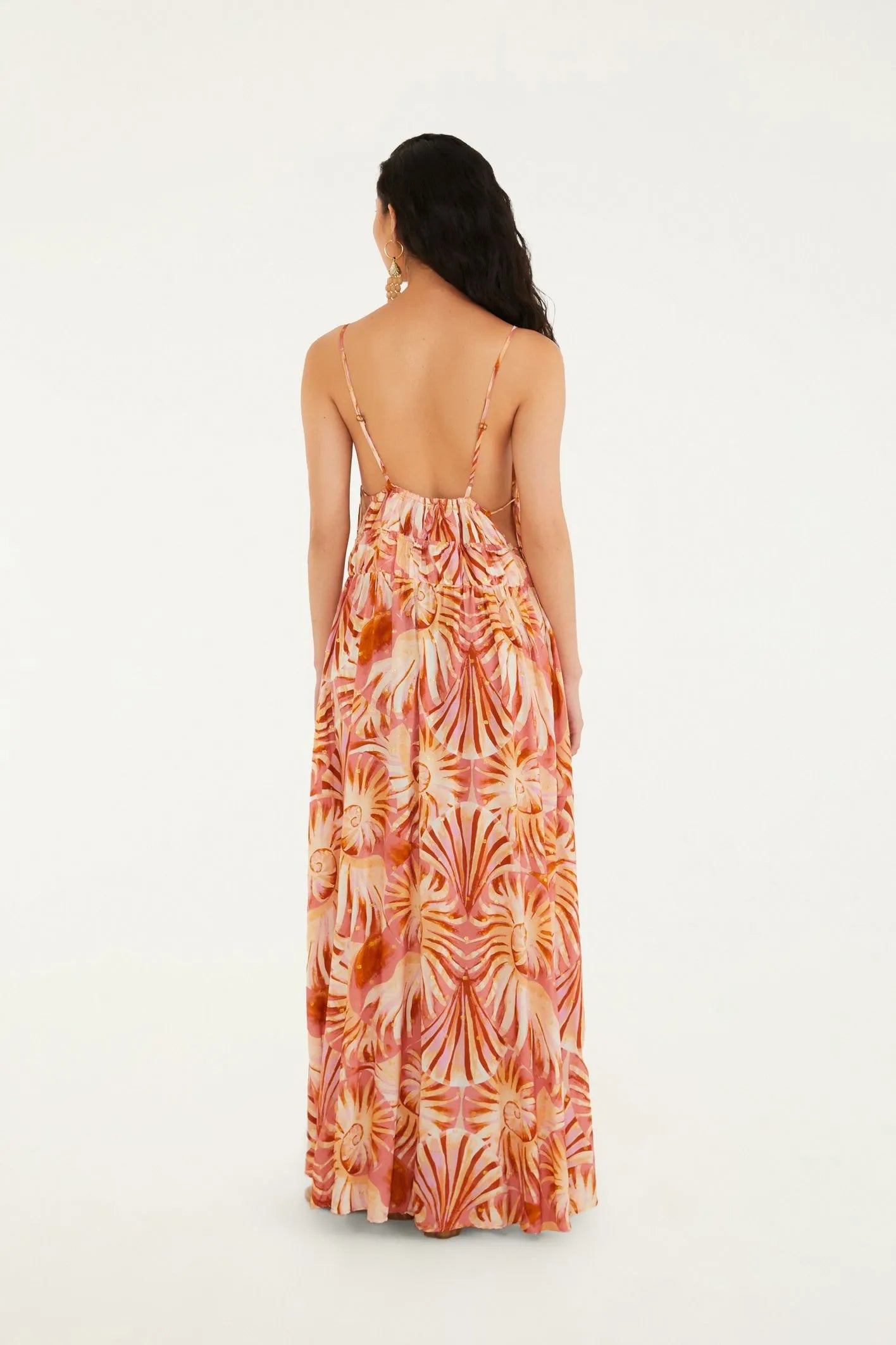 Maxi Vestido Alca Mar De Concha