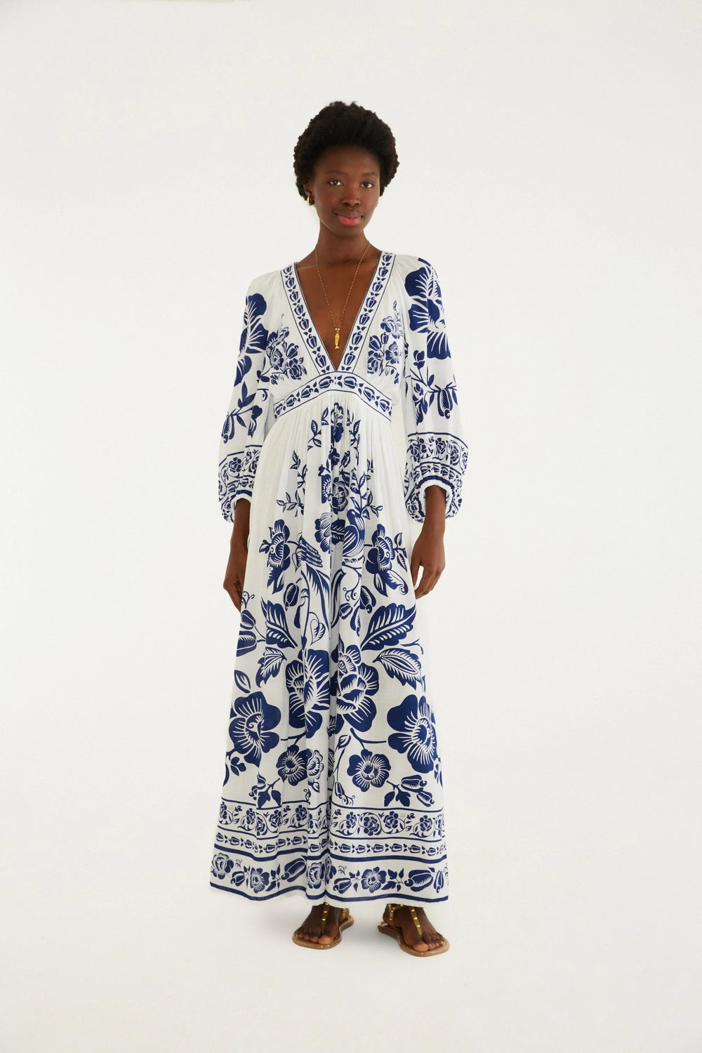 Maxi Vestido Noite De Passaro