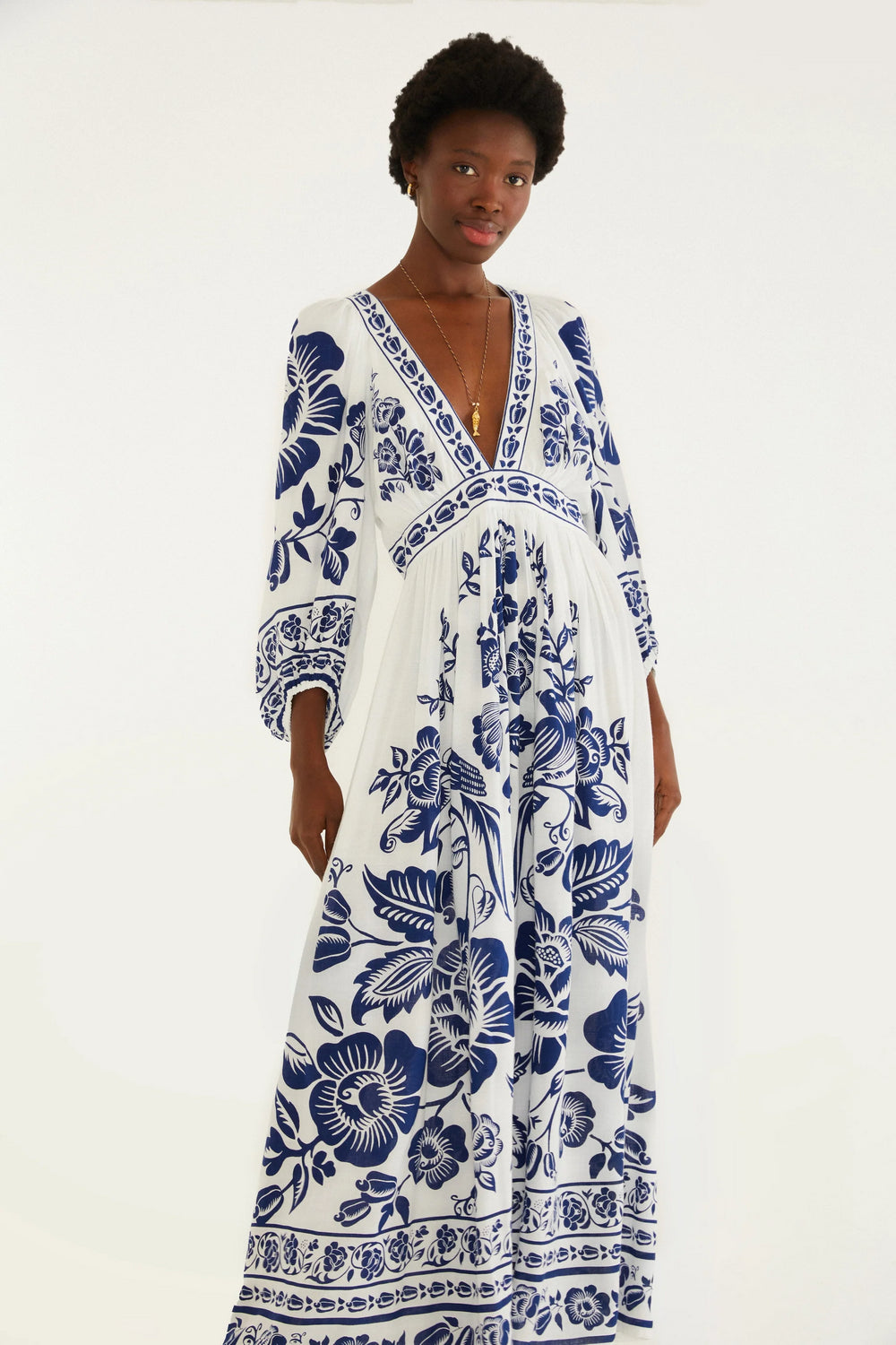 Maxi Vestido Noite De Passaro