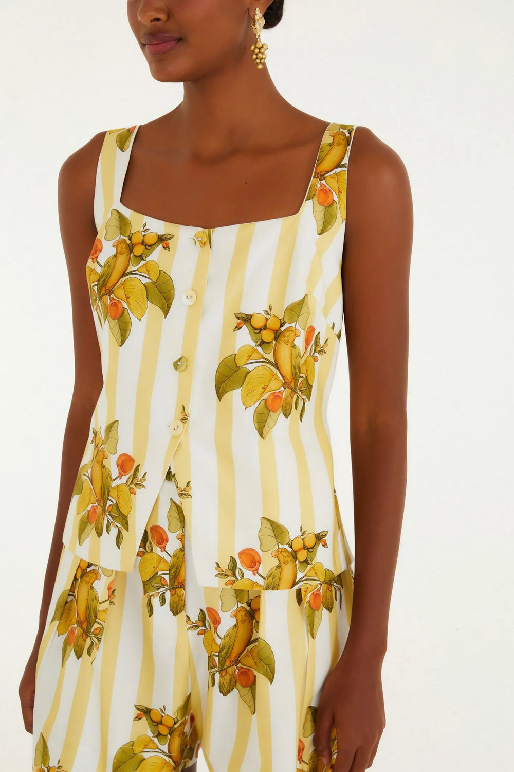 Blusa Estampado Passaro Chic