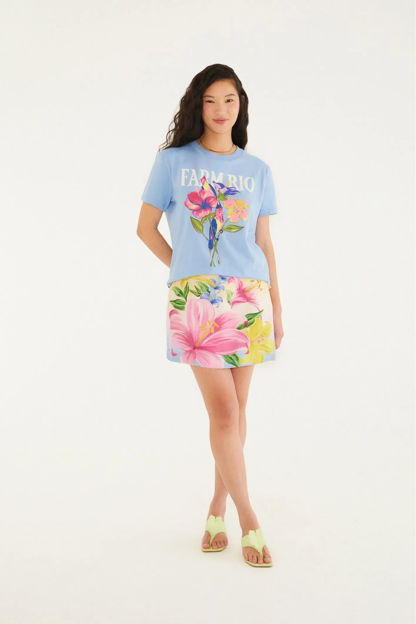 Mini Falda Estampado Floral Lena