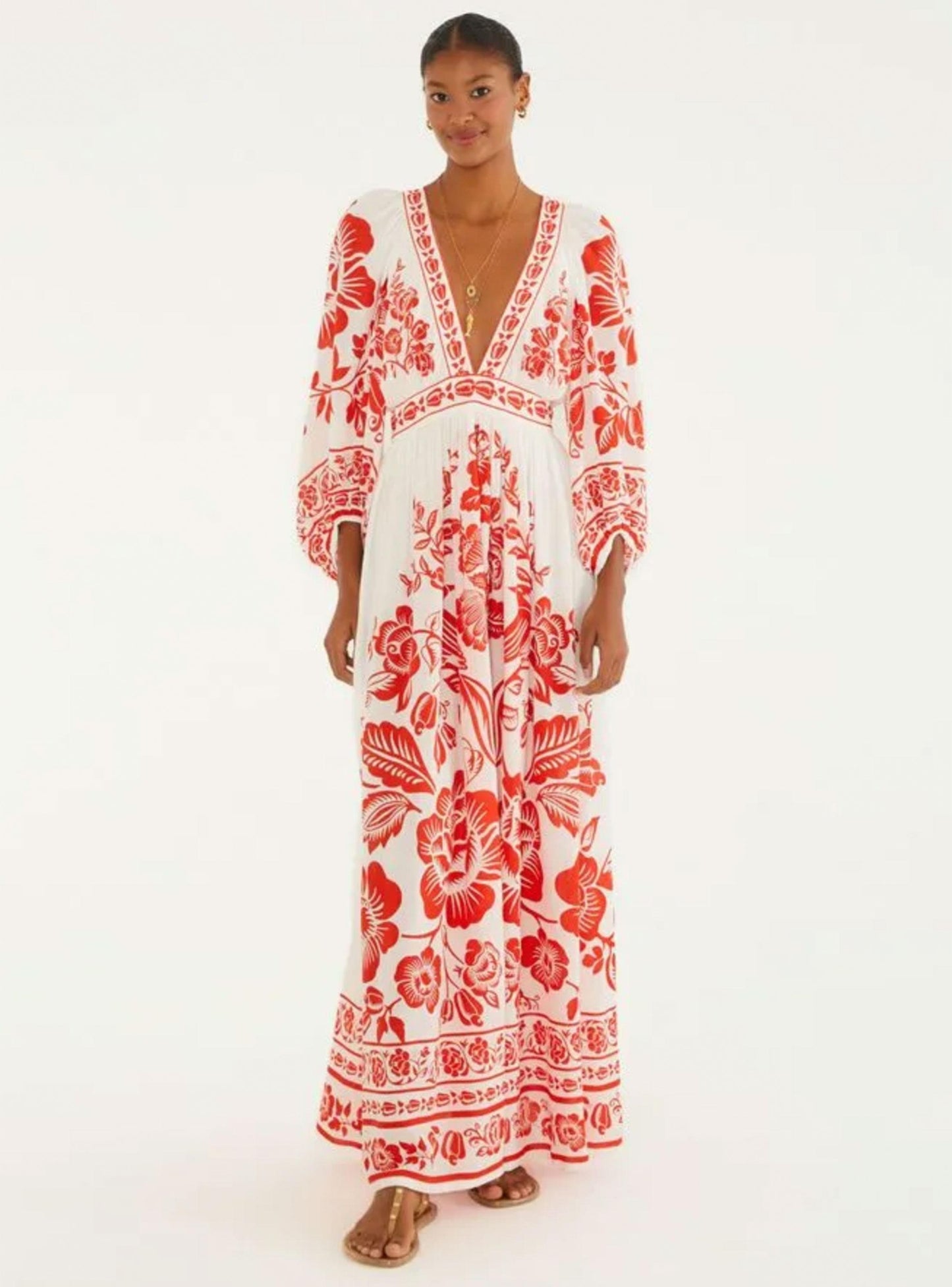Maxi Vestido Noite De Passaro