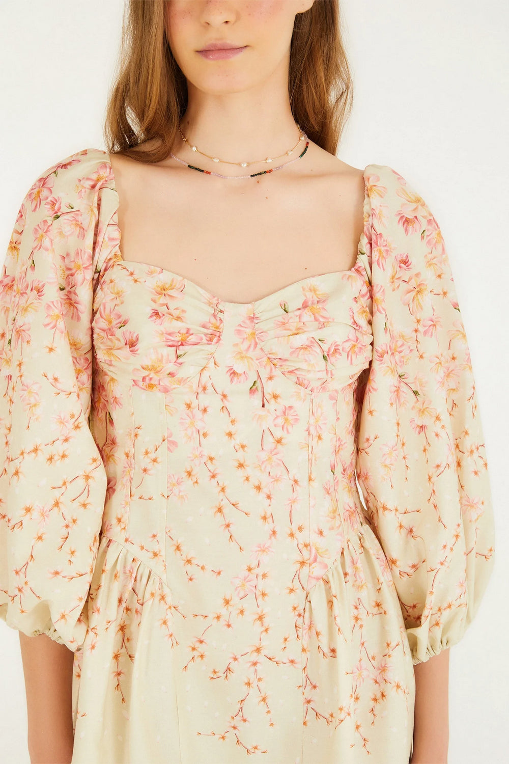 Mini Vestido Flor De Cerejeira