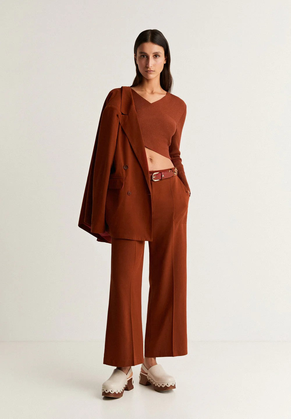 Crop Top Rib Crop Jumper